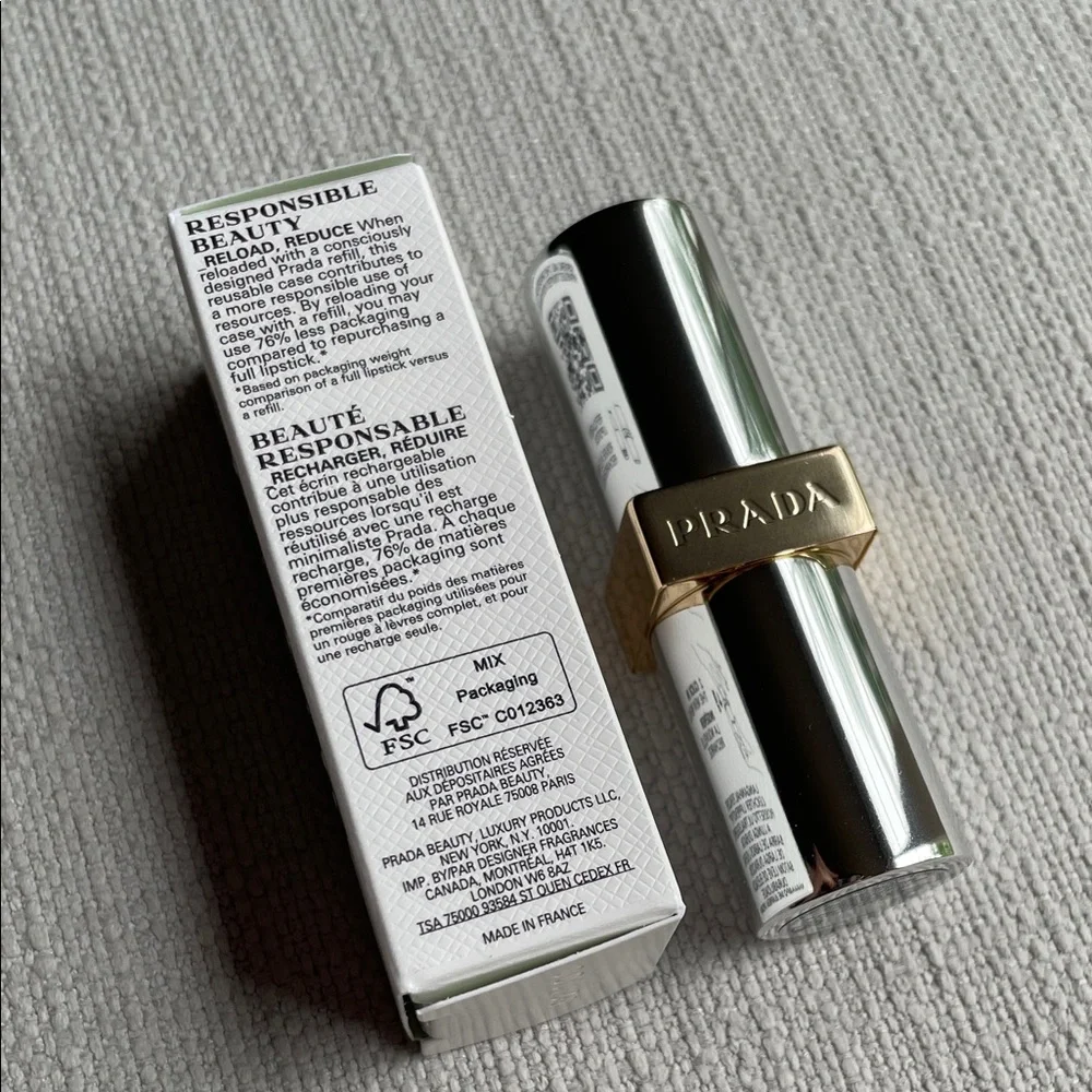 Prada Monochrome Hyper Matte Refillable Lipstick - B01 ARGILE